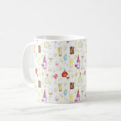 水彩カクテル コーヒーマグカップ (正面左)