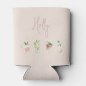 水彩カクテル パーソナライズド ブライズメイド 缶クーラー (裏面)