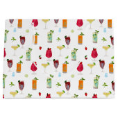 水彩カクテル&パーティードリンク ラージペーパーバッグ (正面)