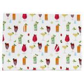 水彩カクテル&パーティードリンク ラージペーパーバッグ (裏面)