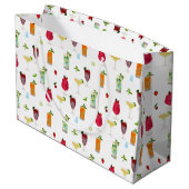 水彩カクテル&パーティードリンク ラージペーパーバッグ (裏面アングル)