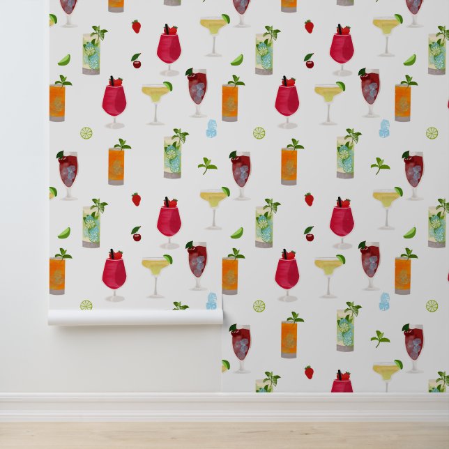 水彩カクテル&パーティードリンク 壁紙 (アプリケーション)