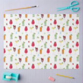 水彩カクテル&パーティードリンク 薄葉紙 (クラフト)