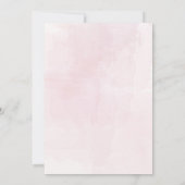 水彩カジュアルパーティー ブライダルシャワー サンキューカード (裏面)