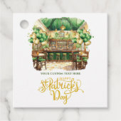 水彩カスタムセントパトリックのデイパブ フェイバータグ (正面)