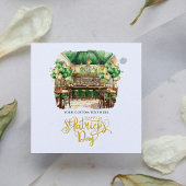 水彩カスタムセントパトリックのデイパブ フェイバータグ