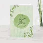 水彩カスタム受給者母の日のカード サンキューカード (正面)