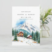 水彩カスタム山 セーブザデート (スタンド正面)