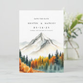 水彩カスタム山 セーブザデート (スタンド正面)