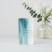 水彩カスタムQRコード走査可能セラピスト 名刺 (スタンド正面)