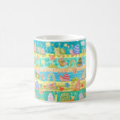 水彩カタツムリフェスティバル コーヒーマグカップ (正面右)
