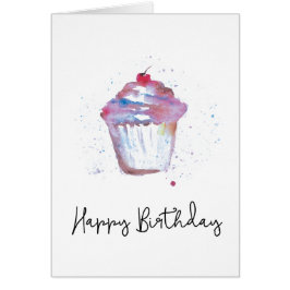 水彩カップケーキ，（ばちゃばちゃ）跳ねる，スクリプモダント