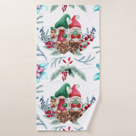 水彩カップル格言バスタオルセット バスタオルセット