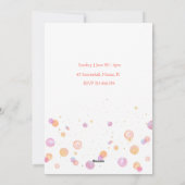 水彩カテコーンミオグティック誕生日招待状 シーズンカード (裏面)