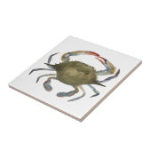 水彩カニ – 灰色 タイル (側面)