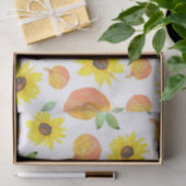 水彩カボチャとヒマワリ 薄葉紙 (ギフト)