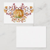 水彩カボチャのノートカード ノートカード (正面/裏面)