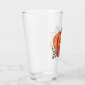 水彩カボチャカスタム文字 タンブラーグラス (右)