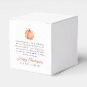 水彩カボチャ感謝品焼いた品 フェイバーボックス (正面サイド)