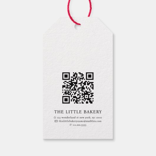 水彩カボチャ感謝商品焼いたラベル ギフトタグ (裏面)