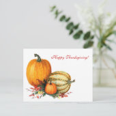 水彩カボチャ シーズンポストカード (スタンド正面)