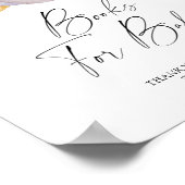 水彩カボチャ – ベビーポスター用の本 ポスター (角)