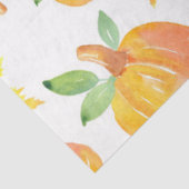 水彩カボチャ&メープルリーフパターン 薄葉紙 (詳細)