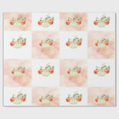 水彩カボチャ ラッピングペーパー (フラット)