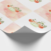 水彩カボチャ ラッピングペーパー (角)