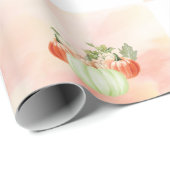 水彩カボチャ ラッピングペーパー (ロールコーナー)