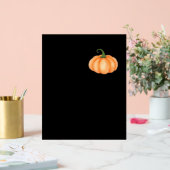 水彩カボチャ – 秋とハロウィーンデザインO アクリルサイン (ウェディング)