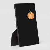 水彩カボチャ – 秋とハロウィーンデザインO フォトプラーク (側面)