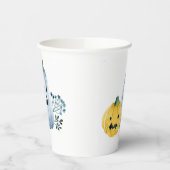 水彩カボチャ 紙コップ (左)