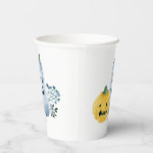 水彩カボチャ 紙コップ (右)