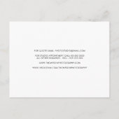 水彩カメラプロフェッショナル撮影者ブシネ ポストカード (裏面)