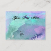 水彩カモダンスタマイズ可能名刺 名刺 (裏面)