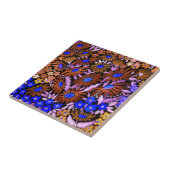 水彩カモミーユ牧草花フローラフィールドd タイル (側面)