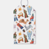 水彩カラフル出生 ギフトタグ (裏面)