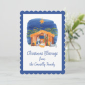 水彩カラフル出生 シーズンカード (スタンド正面)