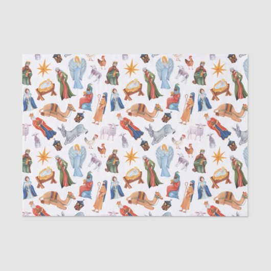 水彩カラフル出生 薄葉紙 (正面)