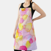 水彩カラフル水玉模様継ぎ目無し模様 エプロン (インサイチュ)