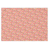 水彩カラフル紙吹雪ドットのパターン テーブルクロス (正面(横))