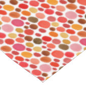 水彩カラフル紙吹雪ドットのパターン テーブルクロス (アングル)