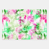 水彩カラフル ラッピングペーパーシート (正面2)