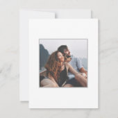 水彩カラユリ写真で日付を保存 セーブザデート (裏面)