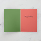 水彩カラーカエデの葉 カード (内部)