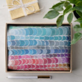 水彩カラースペクトルアートプリントティッシュペーパー 薄葉紙 (ギフト)