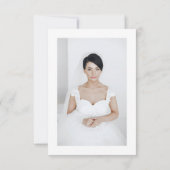 水彩カリグラフィー感謝カード サンキューカード (裏面)