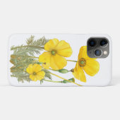 水彩カリフォルニアポピー黄色の花 Case-Mate iPhoneケース (裏面(横))