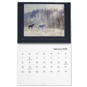 水彩カレンダー（スティーブン・ギブラー） カレンダー (2月 2026)